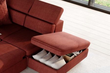 Divano angolare Vespro Red