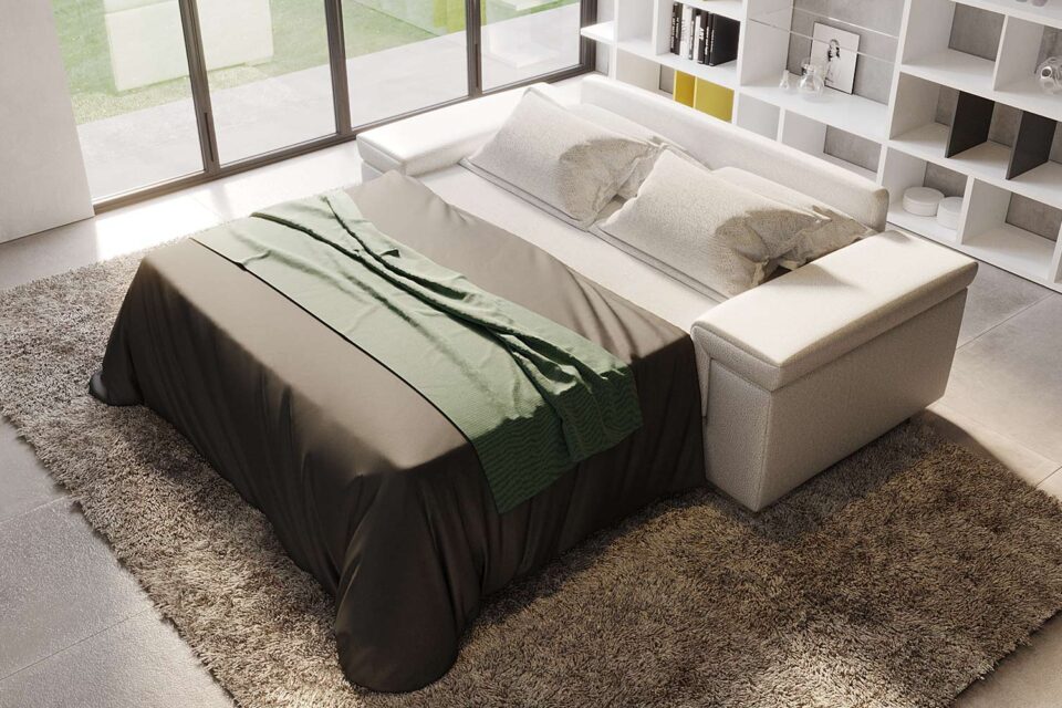 Divano-letto Giotto bianco